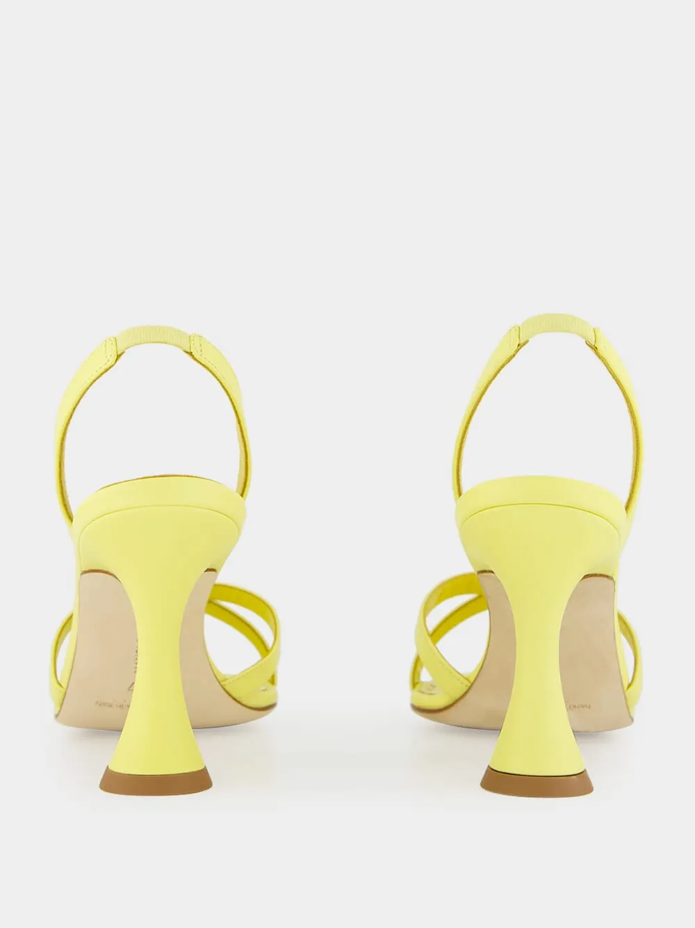 Light Yellow Ammoursli Nappa Sandals sold by Fashion Clinic product image thumbnail 5