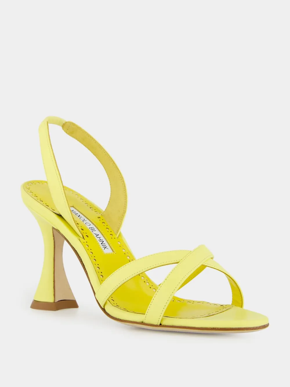 Light Yellow Ammoursli Nappa Sandals sold by Fashion Clinic product image thumbnail 2