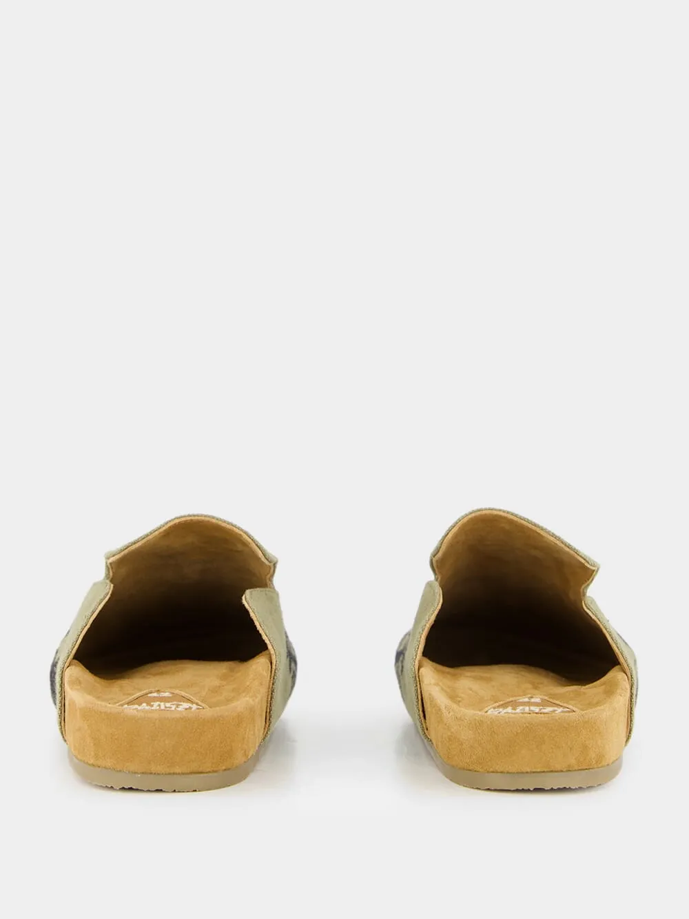 Khaki Green Palmor Suede Mules sold by Fashion Clinic product image thumbnail 5