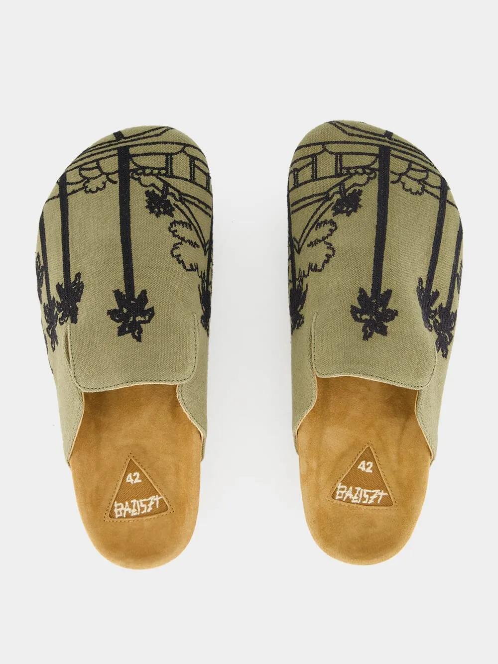 Khaki Green Palmor Suede Mules sold by Fashion Clinic product image thumbnail 4