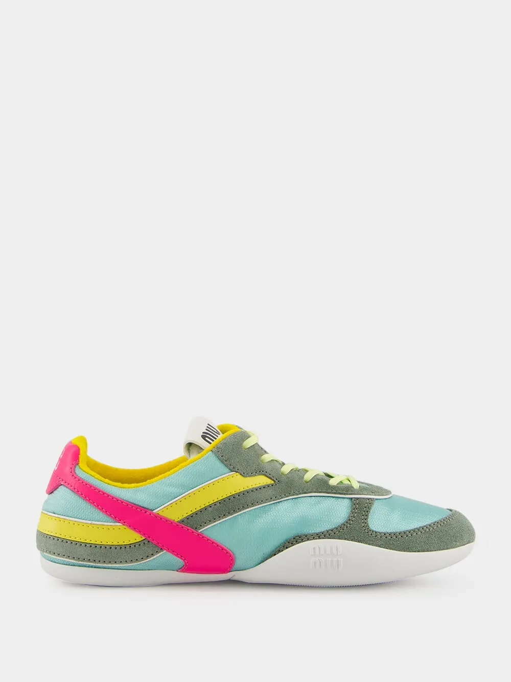 Anise and Fuchsia Gymnasium Technical Sneakers sold by Fashion Clinic