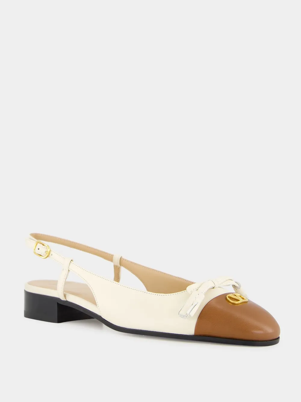 Valet Du Roi Two-Tone Slingback Ballerina sold by Fashion Clinic product image thumbnail 3
