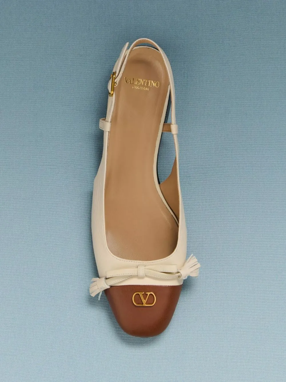 Valet Du Roi Two-Tone Slingback Ballerina sold by Fashion Clinic product image thumbnail 2
