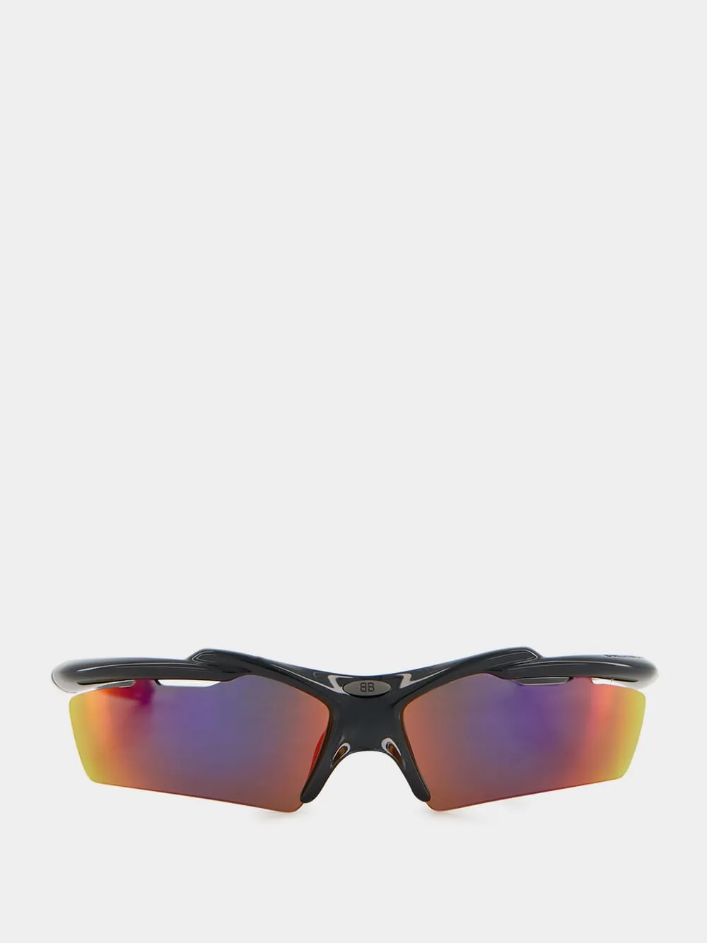 Turbo Rectangle Sunglasses in Black sold by Fashion Clinic