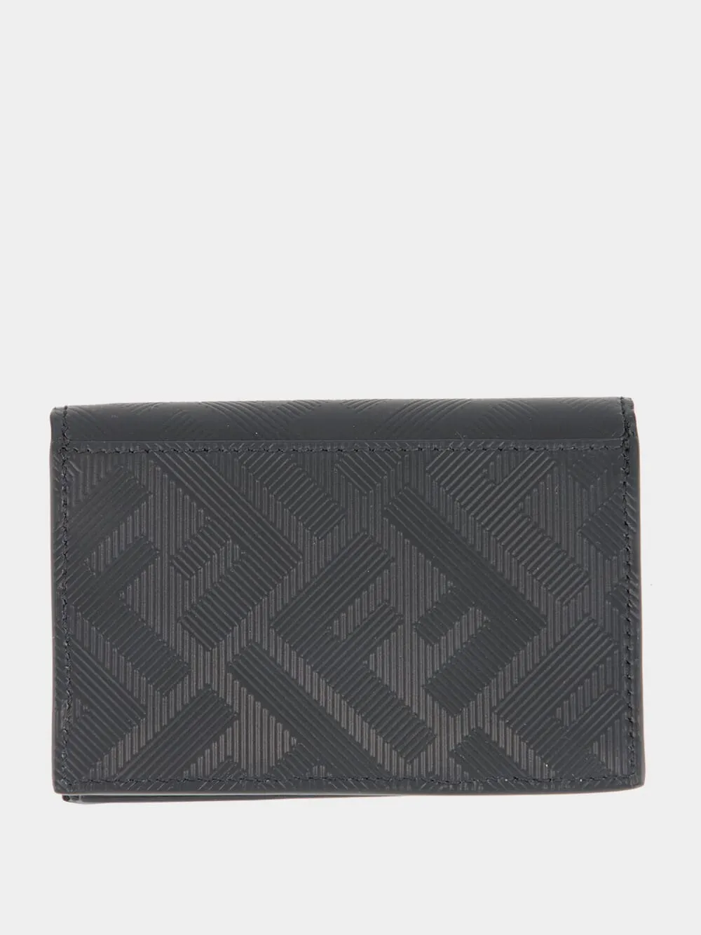 Black Card Case in Leather with FF Motif sold by Fashion Clinic product image thumbnail 2