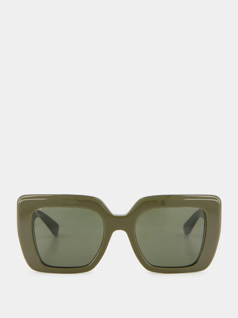 Olive Green Foxy Sunglasses sold by Fashion Clinic product image thumbnail 2