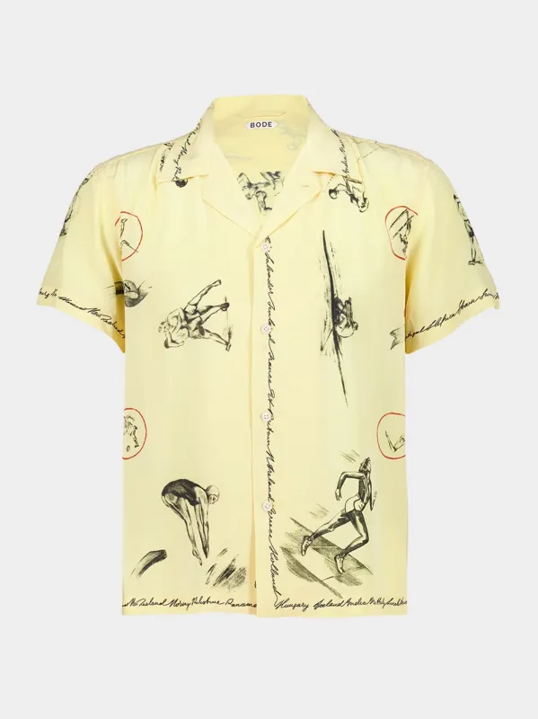 Yellow Games Shirt sold by Fashion Clinic