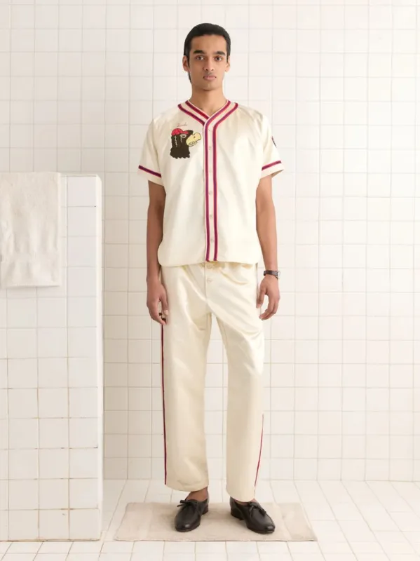 Cream Redtail Baseball Shirt sold by Fashion Clinic