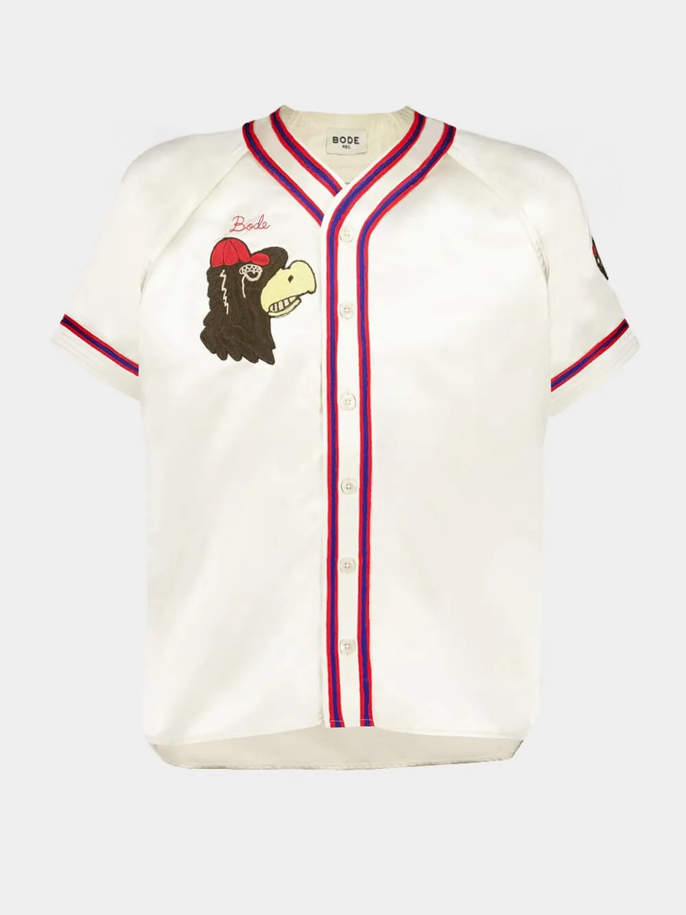 Cream Redtail Baseball Shirt sold by Fashion Clinic product image thumbnail 2