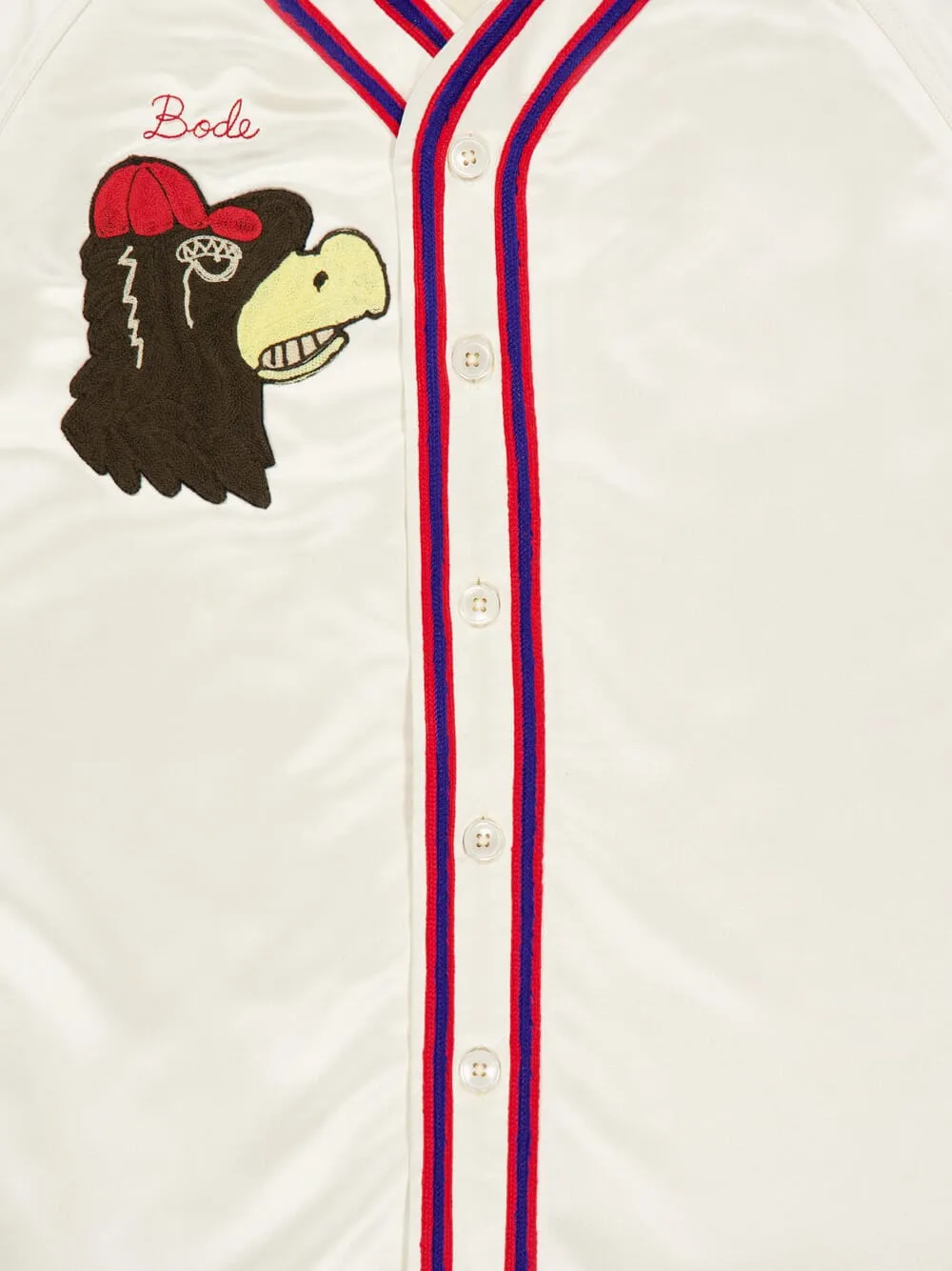 Cream Redtail Baseball Shirt sold by Fashion Clinic product image thumbnail 5