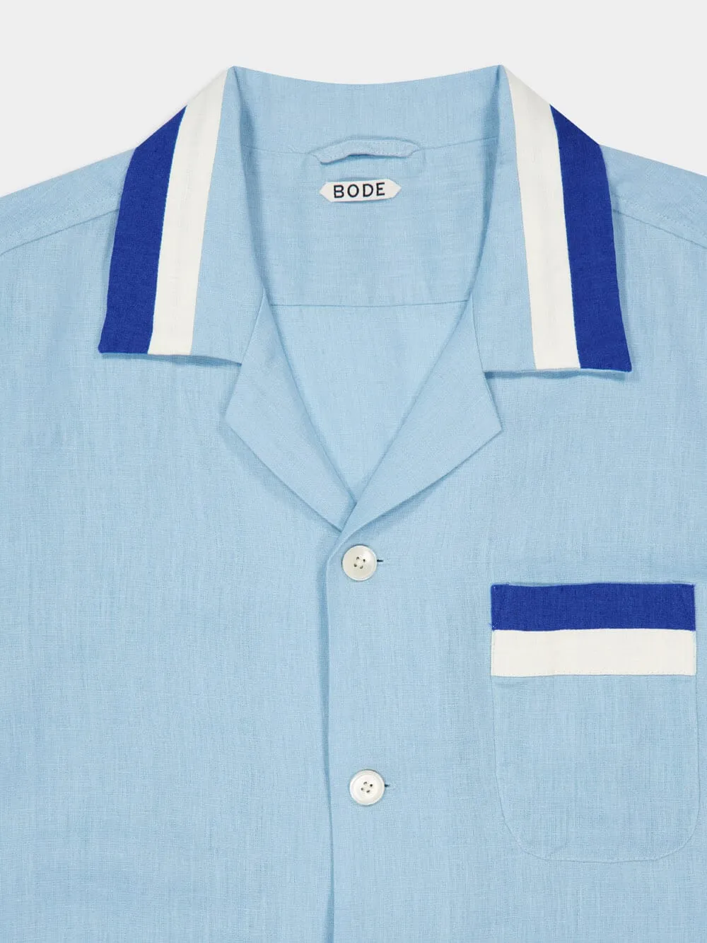 Blue Seedling Stripe Shirt sold by Fashion Clinic product image thumbnail 4