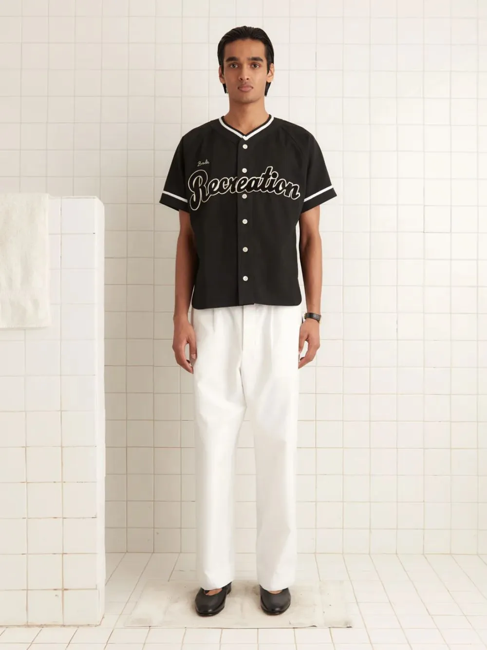 Black Baseball Shirt sold by Fashion Clinic product image thumbnail 2