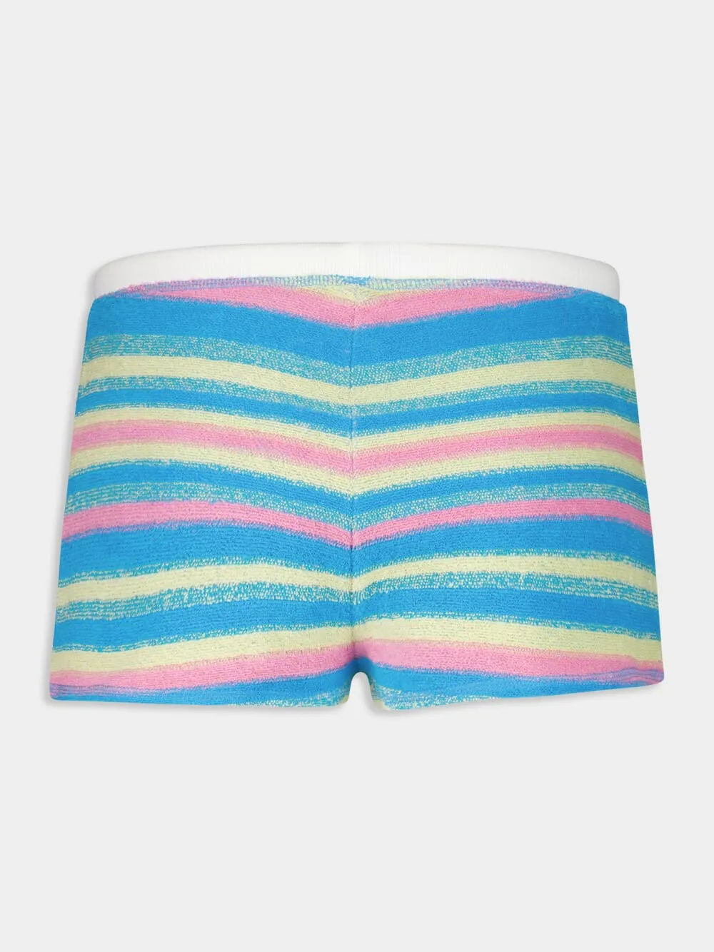 Stripe Towelling Mini Shorts sold by Fashion Clinic product image thumbnail 3