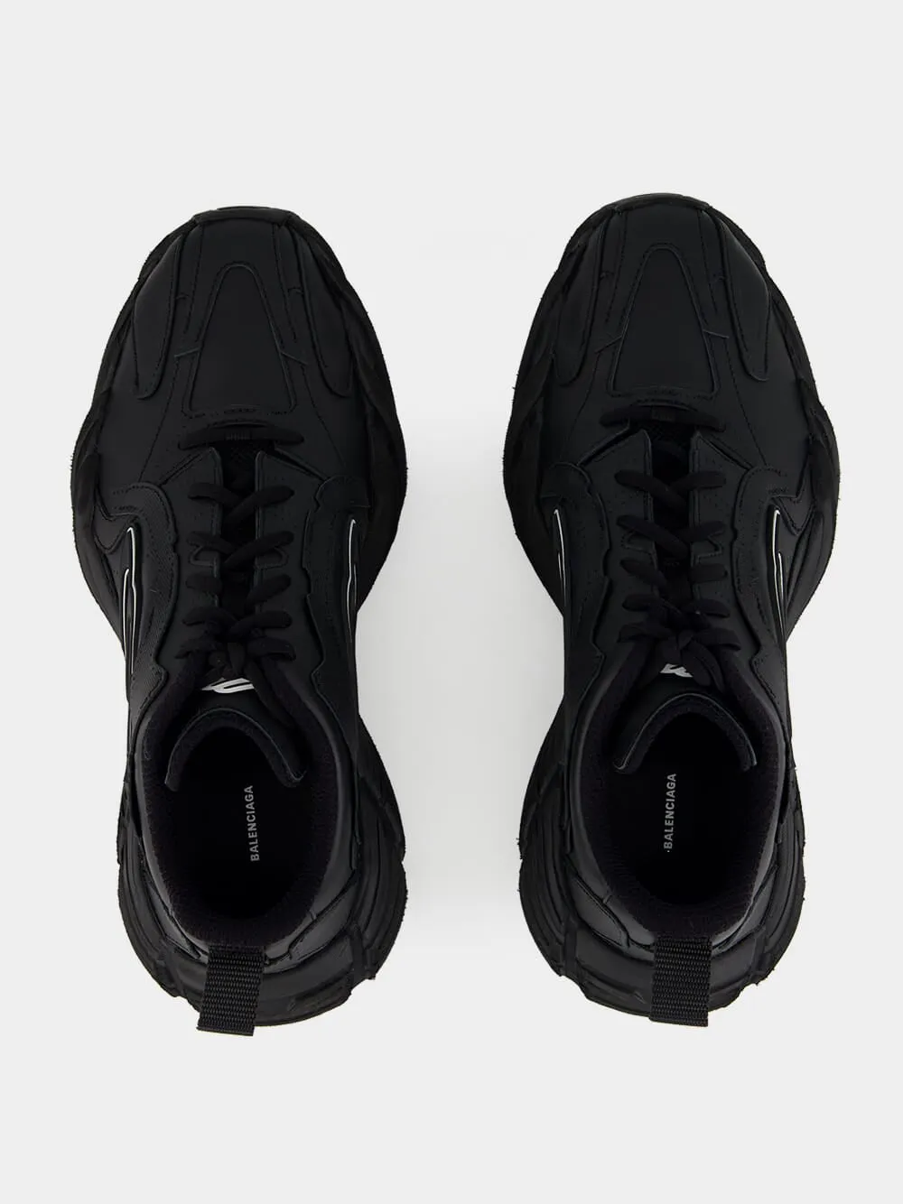 Monday Shoe Black Leather Sneakers sold by Fashion Clinic product image thumbnail 4