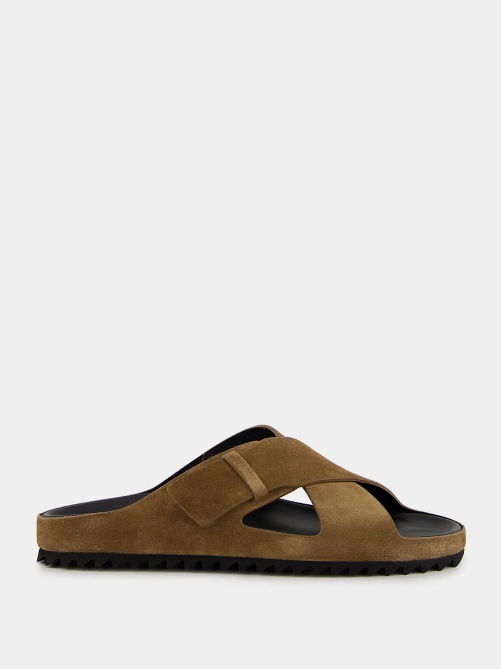 Brown Suede Agorà 011 Sandals sold by Fashion Clinic