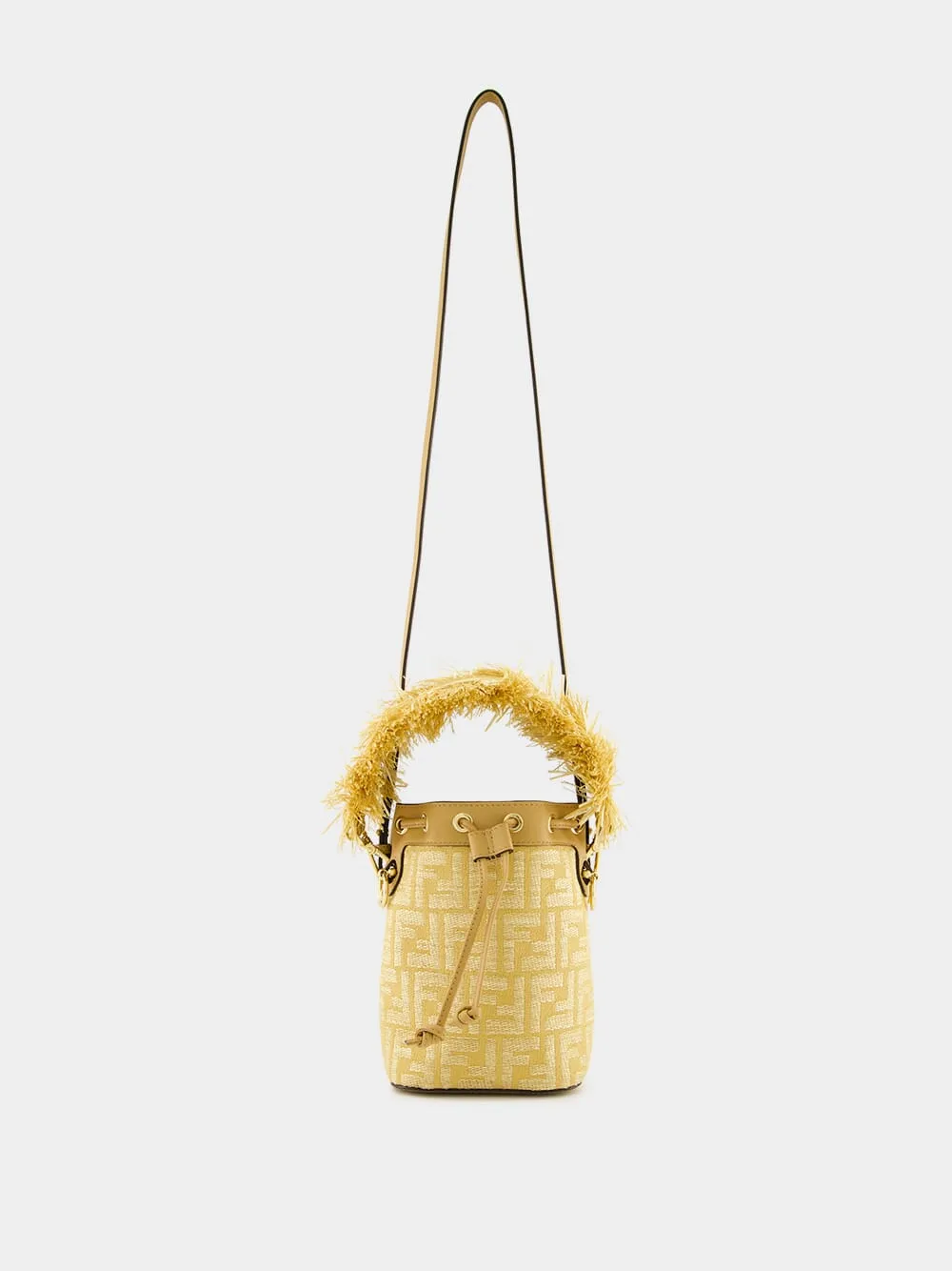 Beige Jacquard Mon Tresor Mini Bag sold by Fashion Clinic product image thumbnail 2