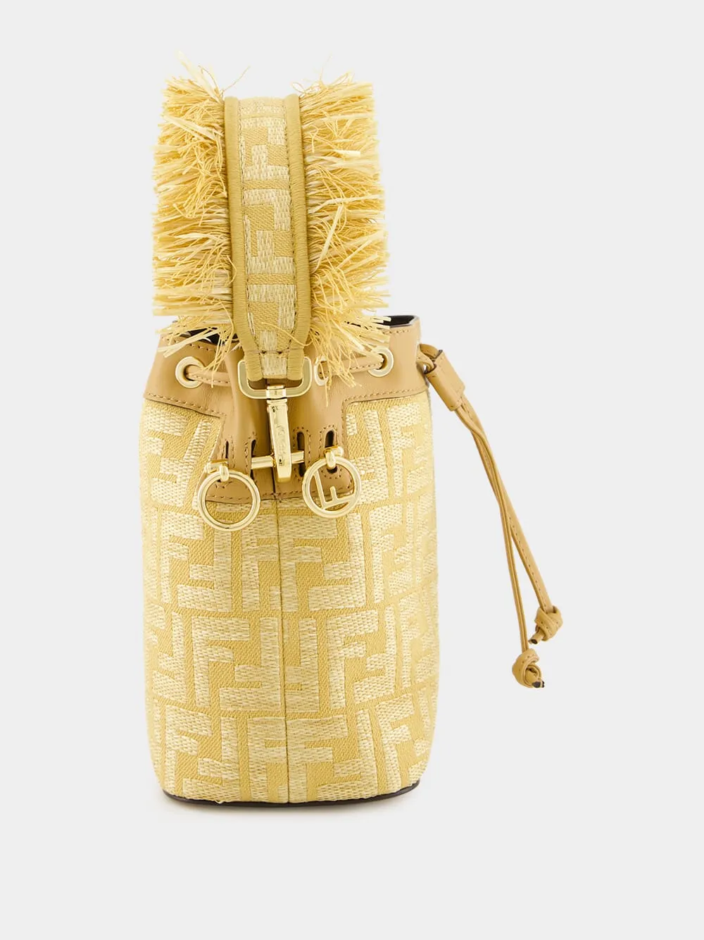 Beige Jacquard Mon Tresor Mini Bag sold by Fashion Clinic product image thumbnail 4