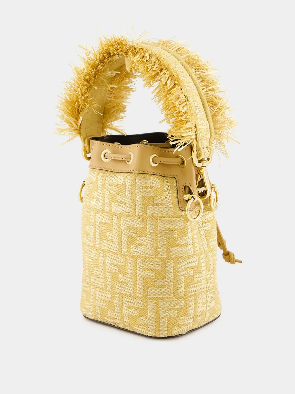 Beige Jacquard Mon Tresor Mini Bag sold by Fashion Clinic product image thumbnail 5