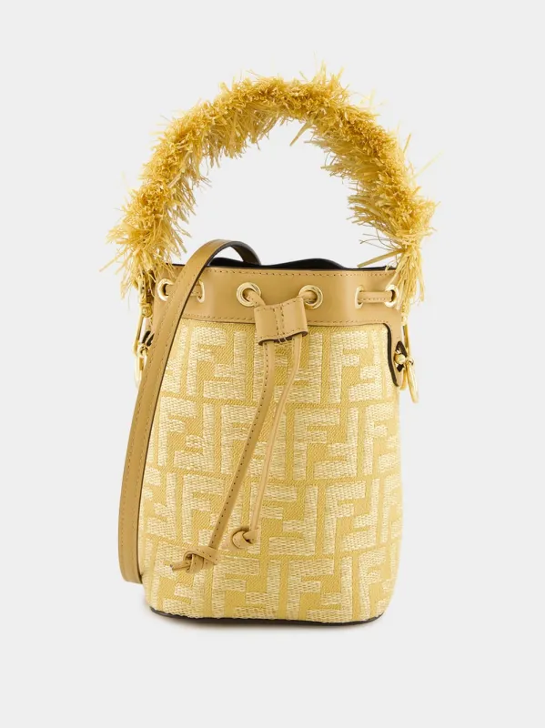 Beige Jacquard Mon Tresor Mini Bag sold by Fashion Clinic