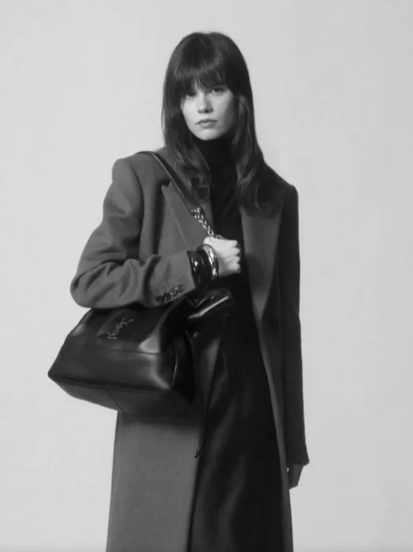 Jamie Shopping Bag in Light Musk Lambskin sold by Fashion Clinic