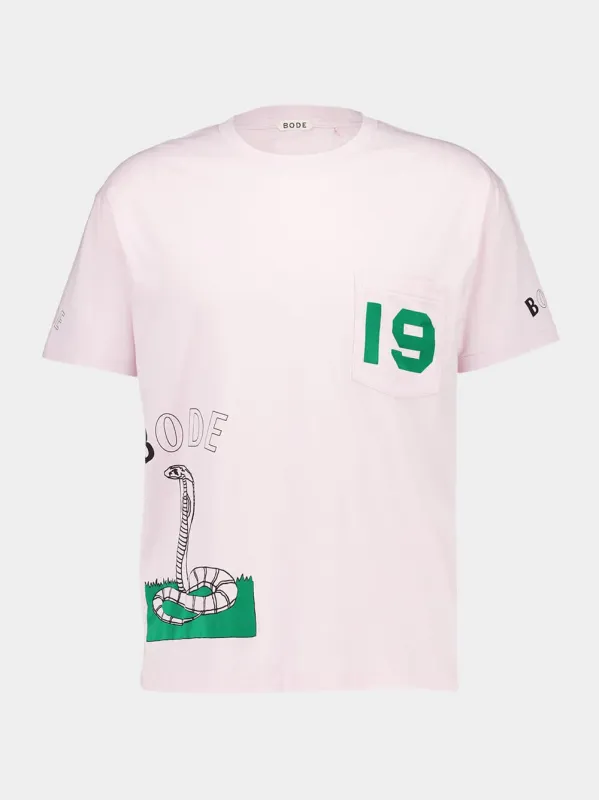 Pink Cobra T-Shirt sold by Fashion Clinic