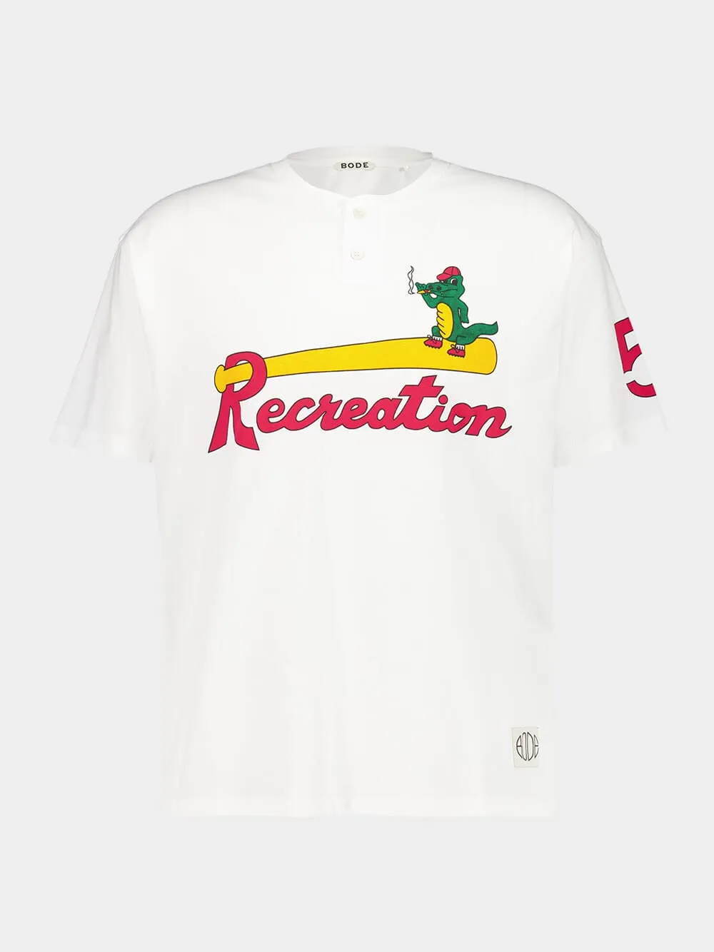 Cream Reptile Rec T-Shirt sold by Fashion Clinic product image thumbnail 2