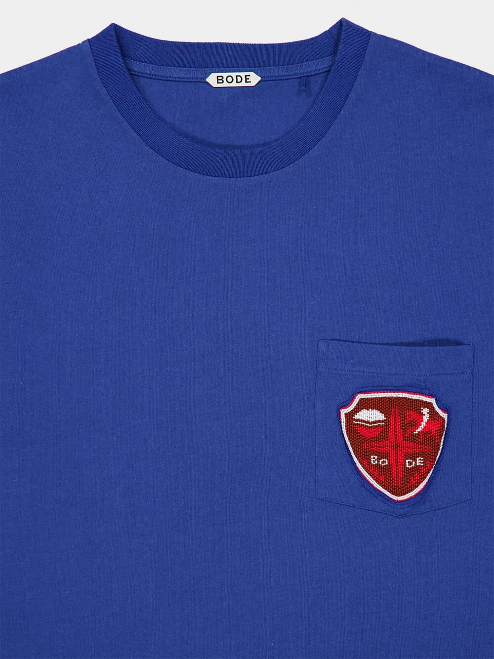 Blue Crest Pocket T-Shirt sold by Fashion Clinic product image thumbnail 5