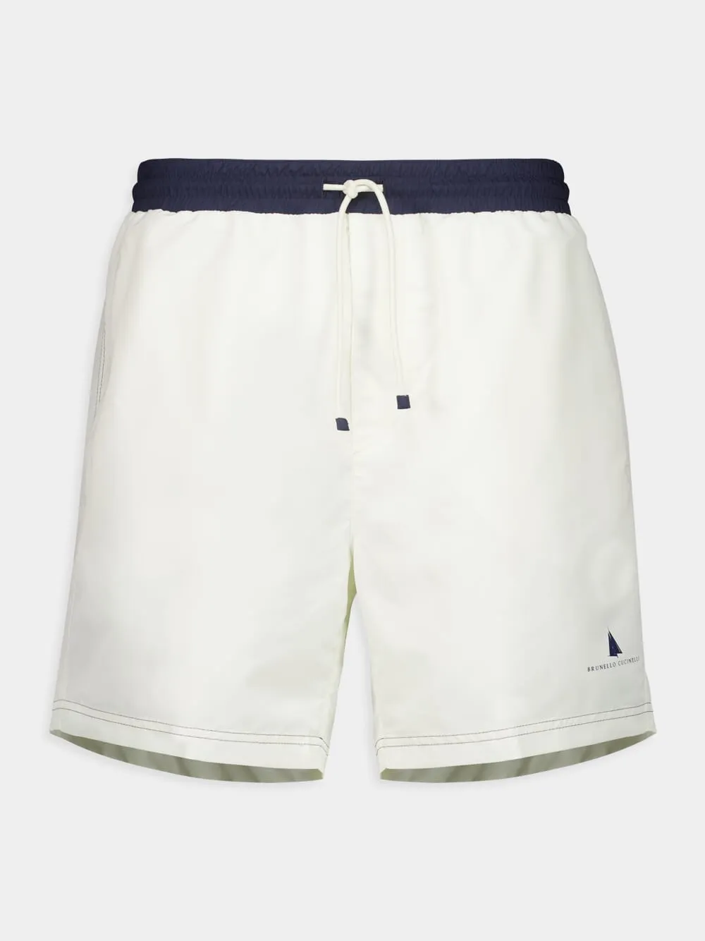 White Swim Shorts sold by Fashion Clinic