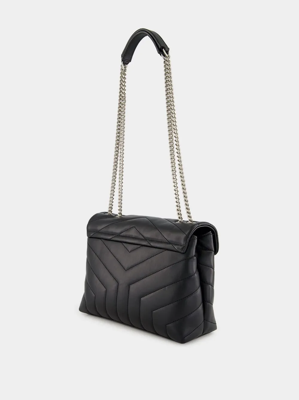 Black Small Loulou Shoulder Bag sold by Fashion Clinic product image thumbnail 5