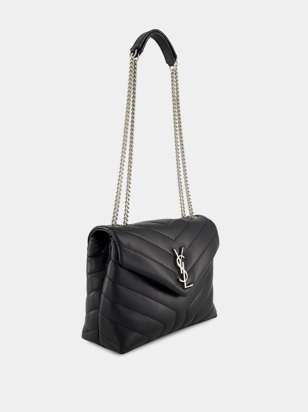 Black Small Loulou Shoulder Bag sold by Fashion Clinic product image thumbnail 3