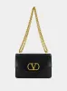 Black Vain Shoulder Bag in Shiny Calfskin sold by Fashion Clinic