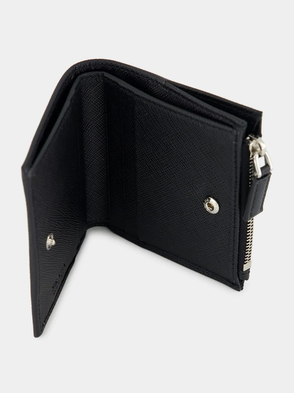 Black Small Re-Nylon Wallet sold by Fashion Clinic product image thumbnail 3