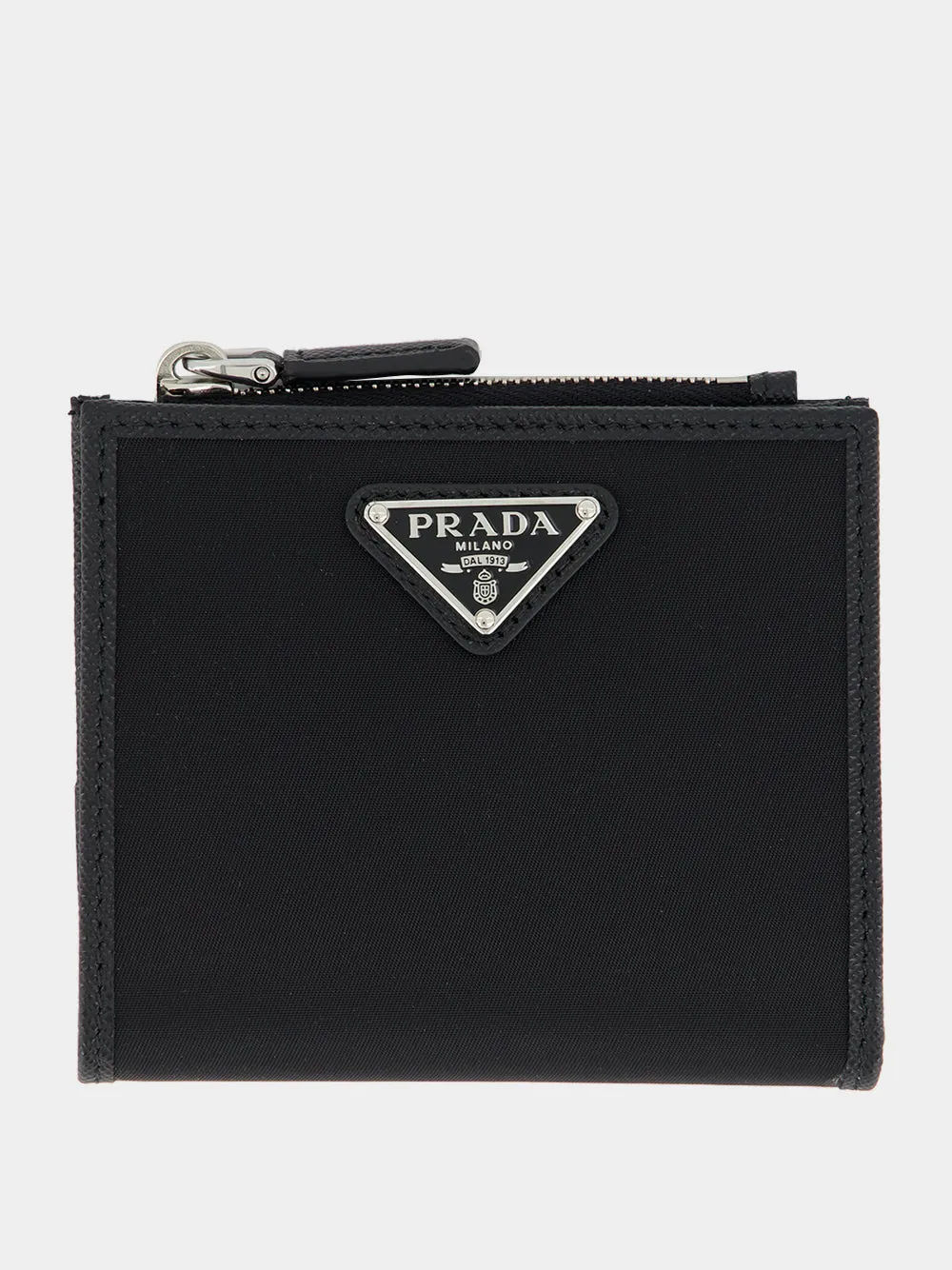 Black Small Re-Nylon Wallet sold by Fashion Clinic