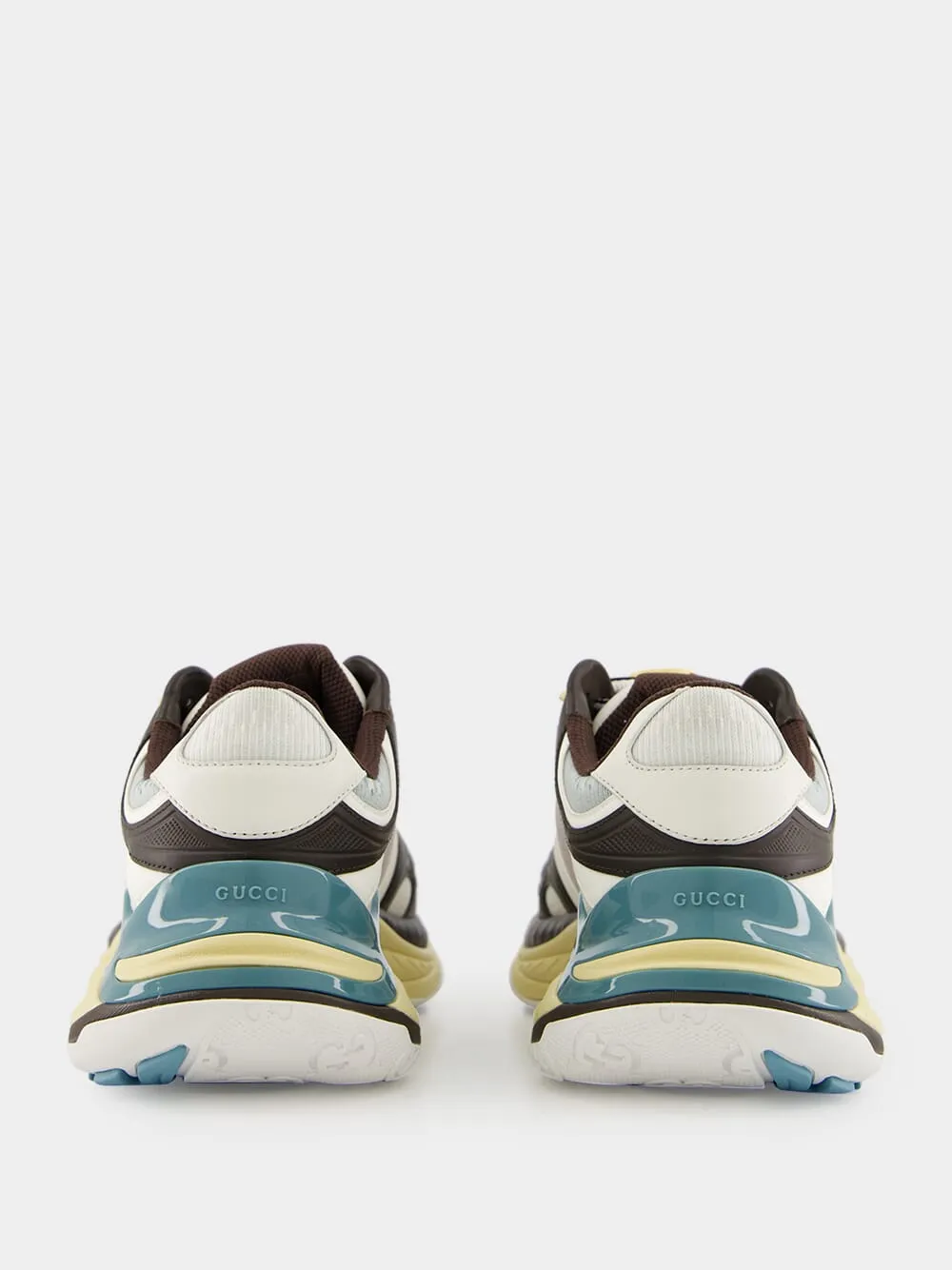 Grey Mesh and Leather 2.0 Sneakers sold by Fashion Clinic product image thumbnail 5