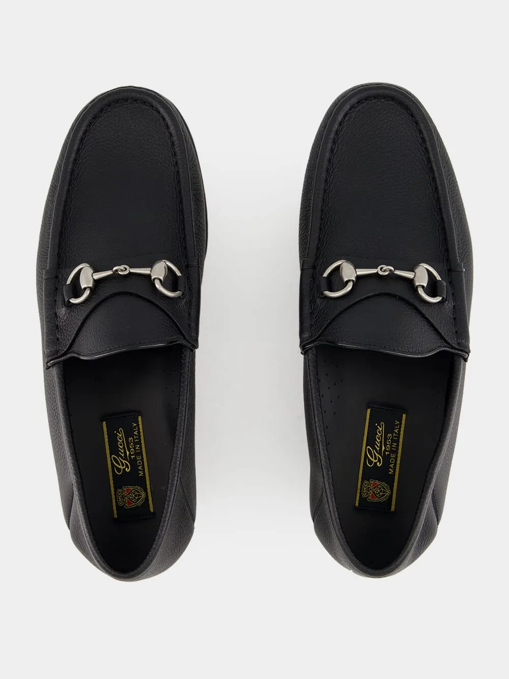 Black Leather Horsebit 1953 Loafers sold by Fashion Clinic product image thumbnail 4