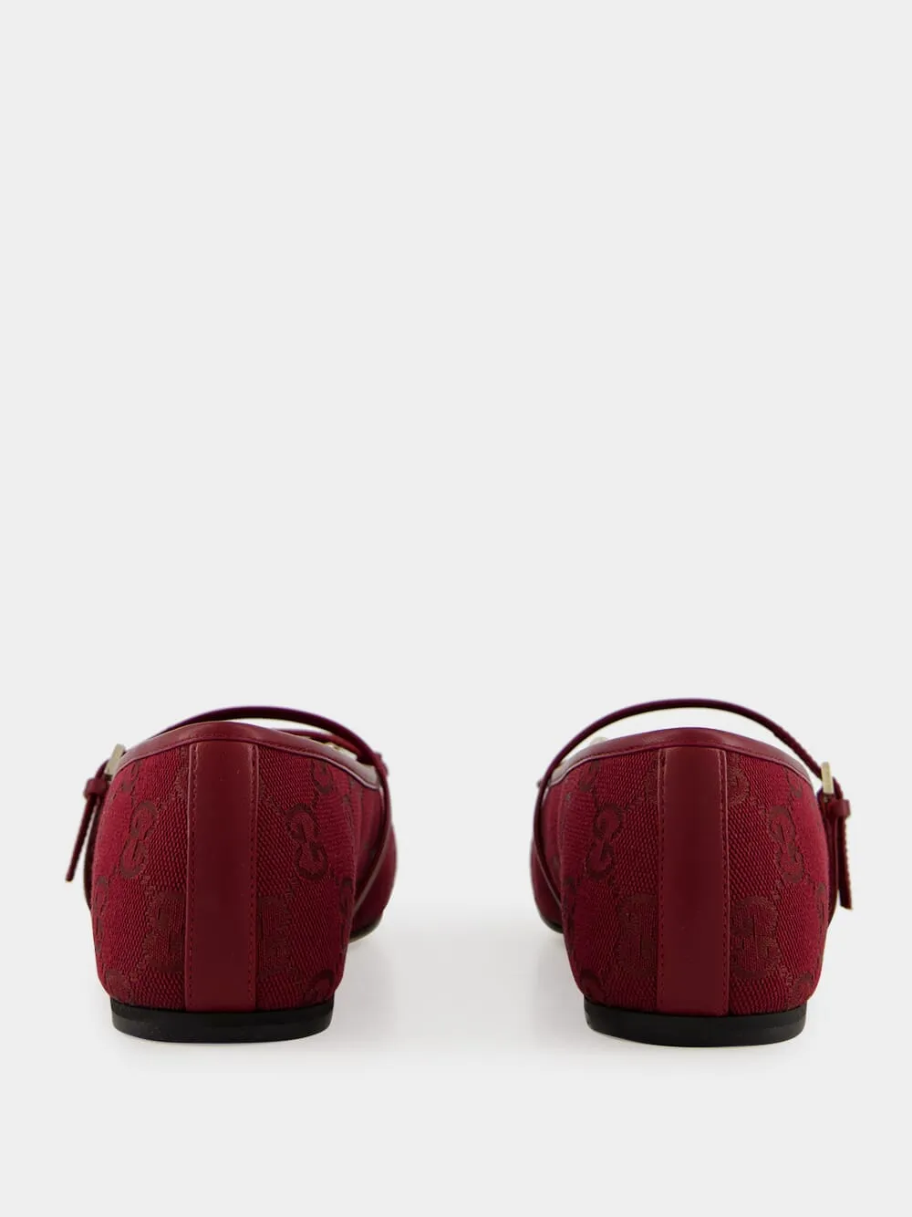 Rosso Ancora Red Horsebit Ballet Flat sold by Fashion Clinic product image thumbnail 5