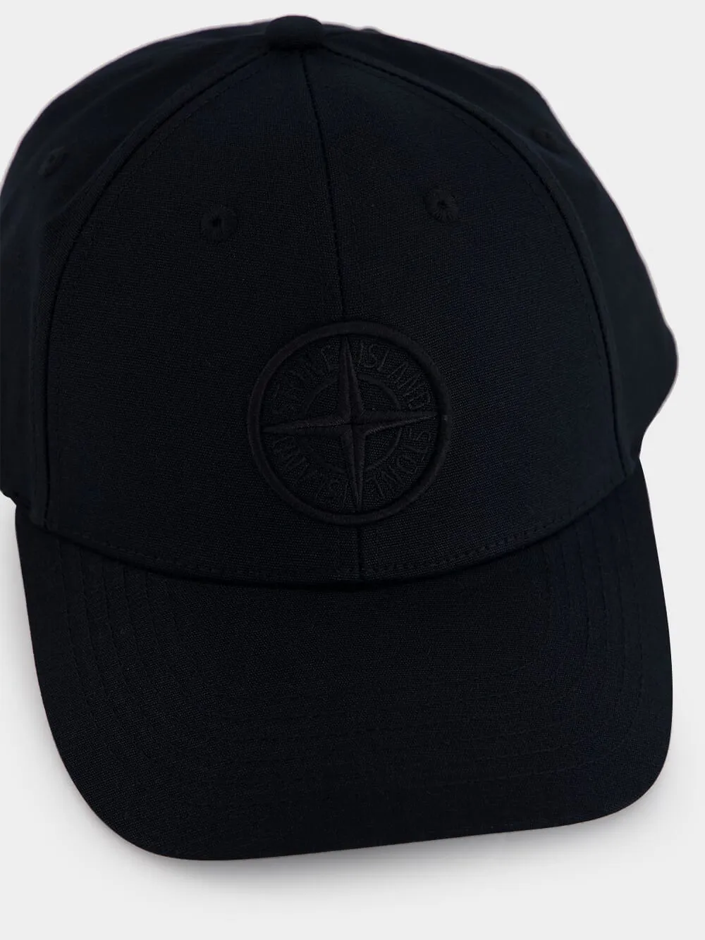 Black Compass-Embroidered Cap sold by Fashion Clinic product image thumbnail 3