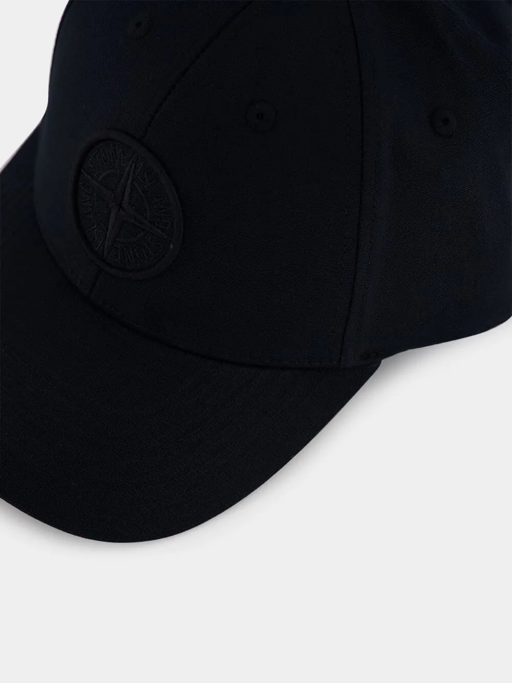 Black Compass-Embroidered Cap sold by Fashion Clinic product image thumbnail 4