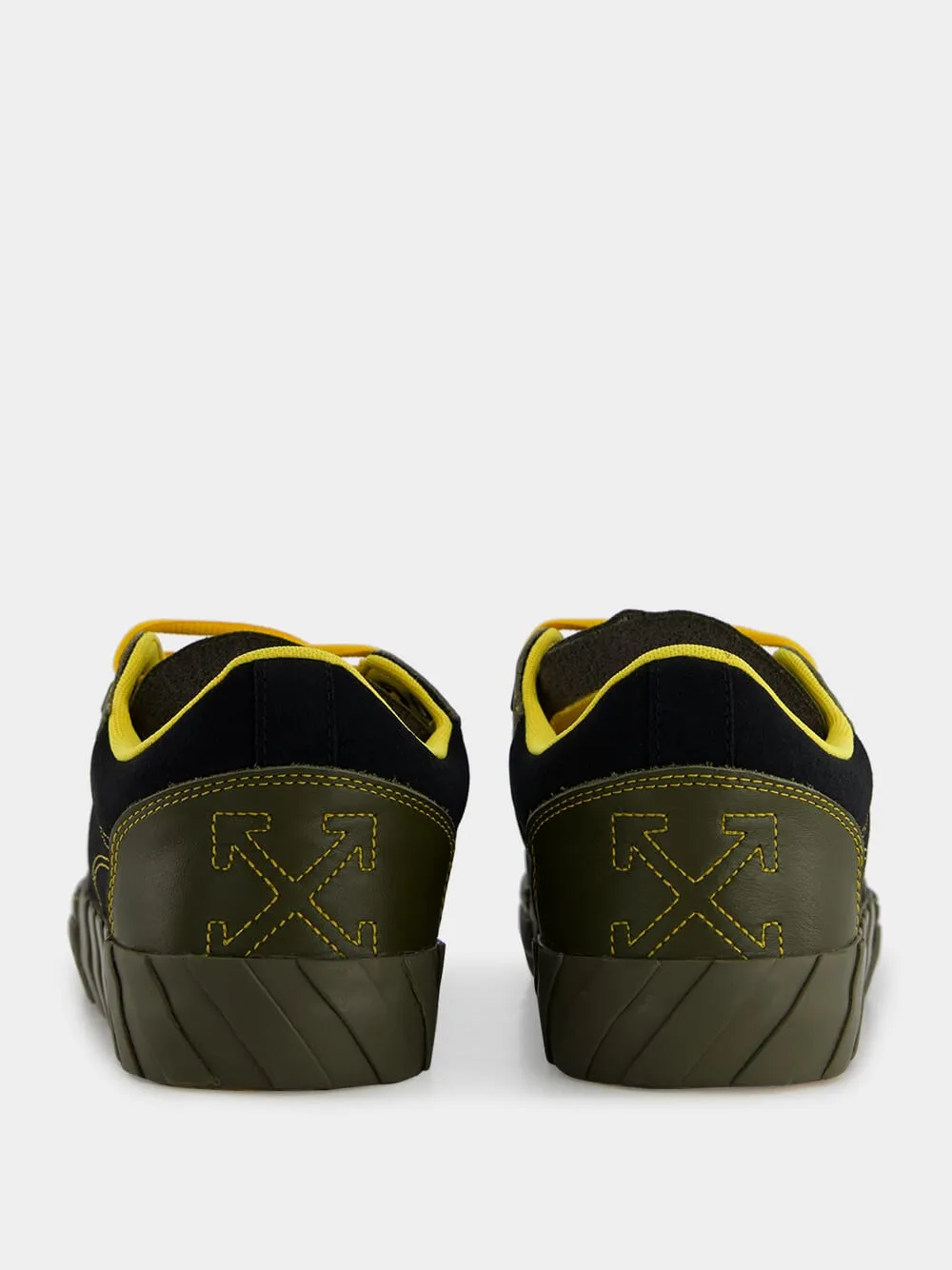 Olive Green Low-Top Vulcanized Sneakers sold by Fashion Clinic product image thumbnail 5