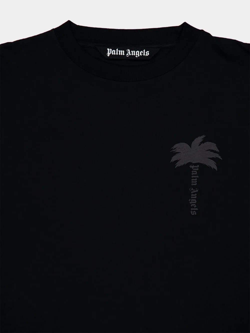 Vintage Black Oversized Palm T-Shirt sold by Fashion Clinic product image thumbnail 5