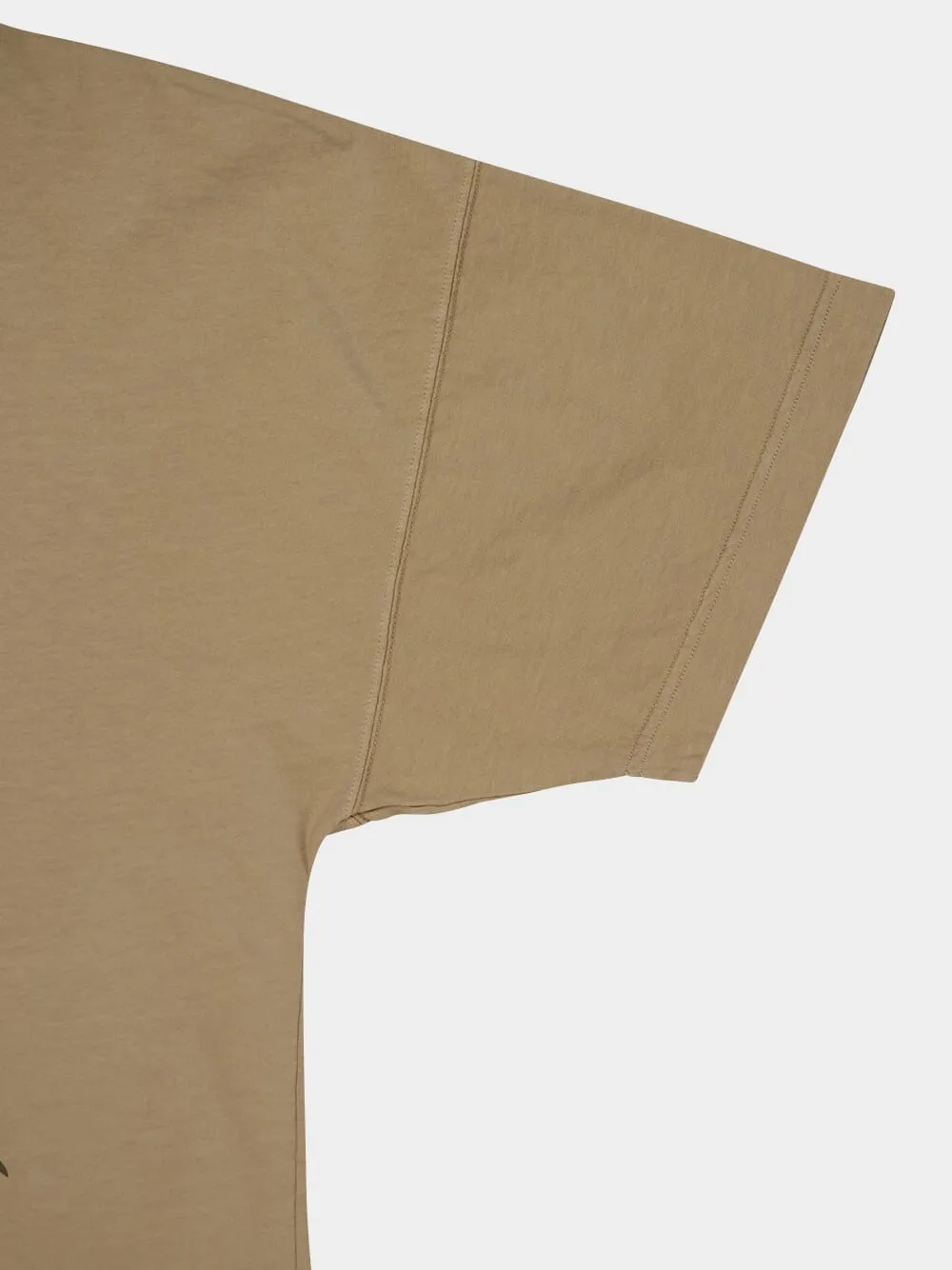Beige Oversized Palm T-Shirt sold by Fashion Clinic product image thumbnail 5
