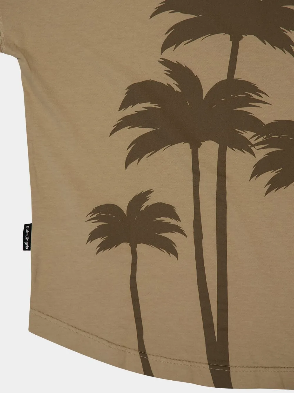 Beige Oversized Palm T-Shirt sold by Fashion Clinic product image thumbnail 4