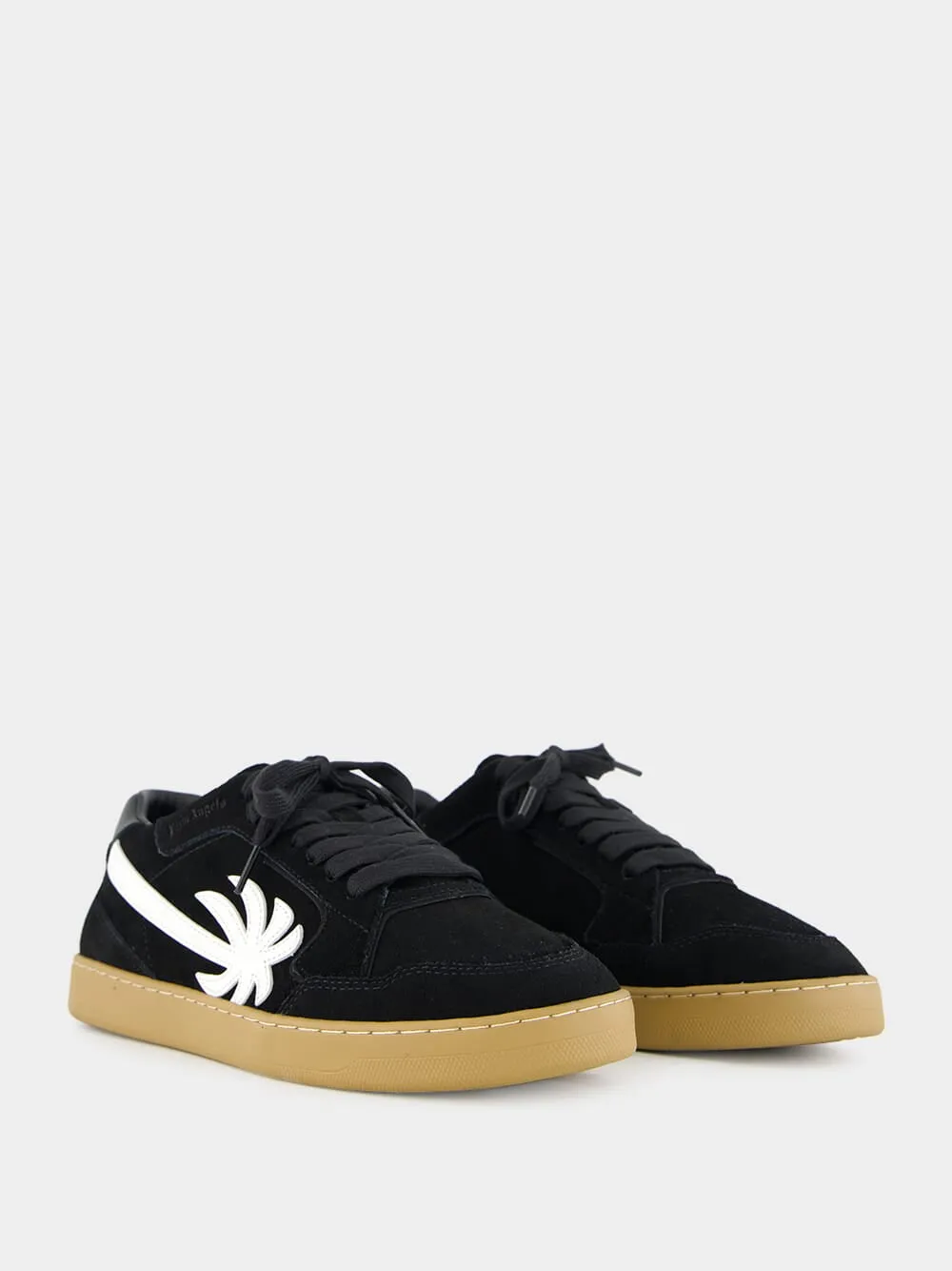 Black and White New Palm 1 Suede Sneakers sold by Fashion Clinic product image thumbnail 3
