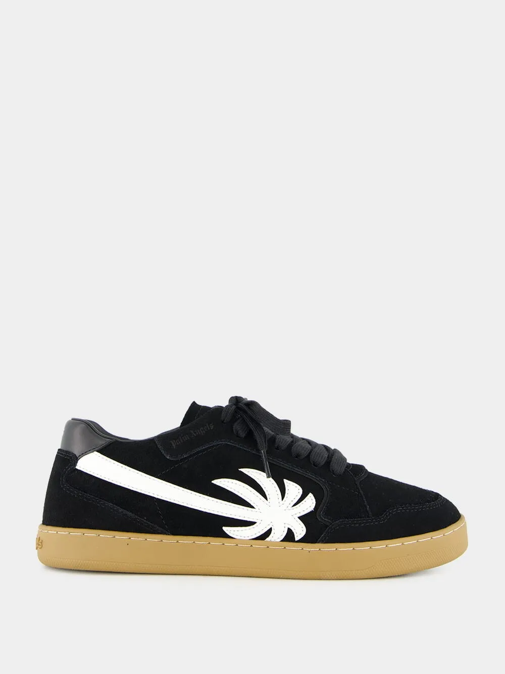 Black and White New Palm 1 Suede Sneakers sold by Fashion Clinic