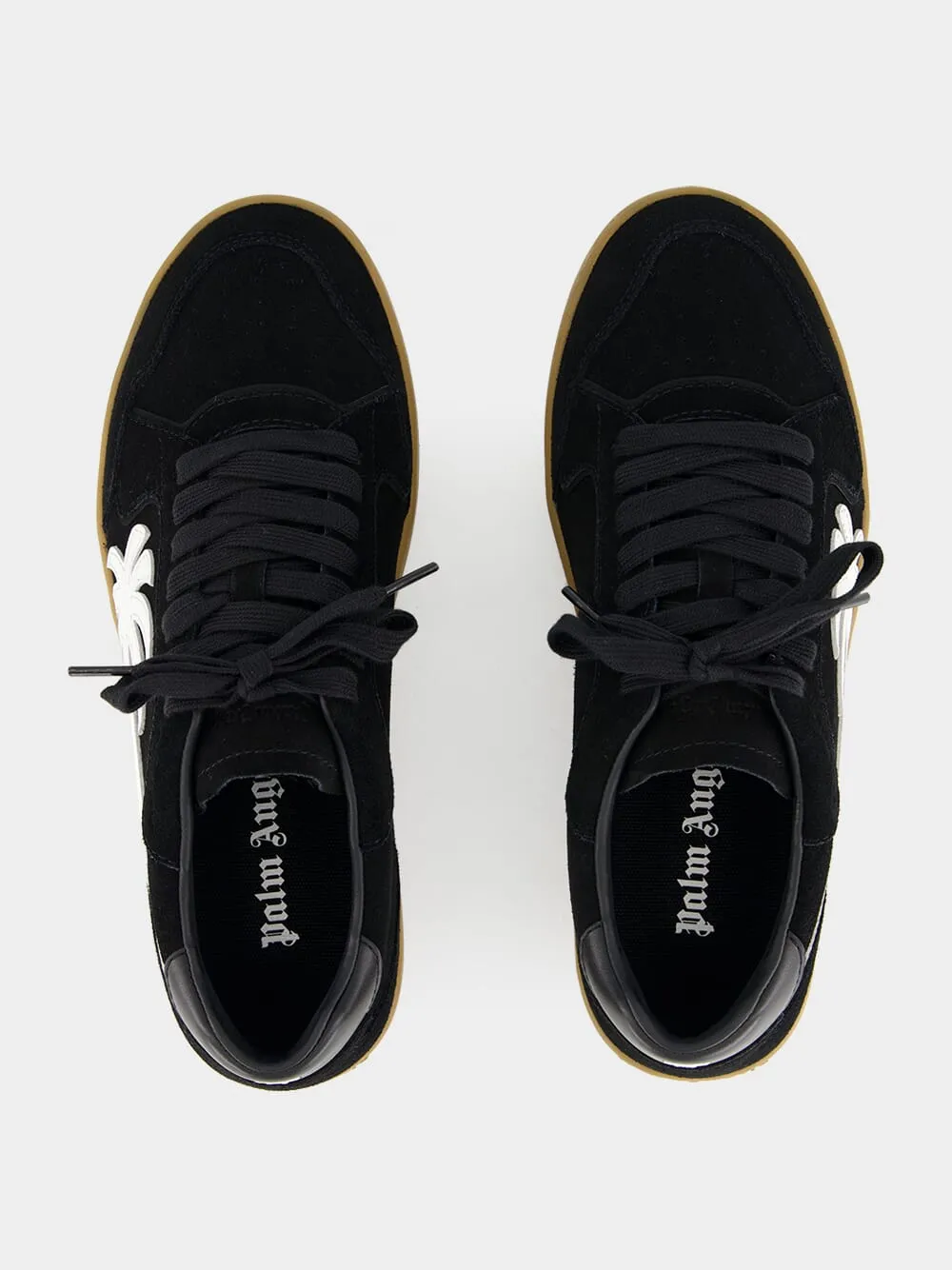 Black and White New Palm 1 Suede Sneakers sold by Fashion Clinic product image thumbnail 4