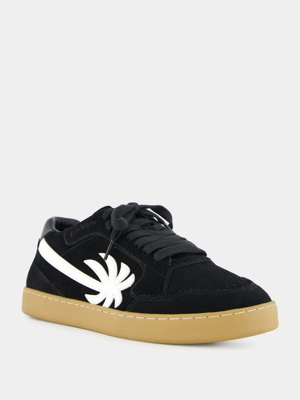 Black and White New Palm 1 Suede Sneakers sold by Fashion Clinic product image thumbnail 2