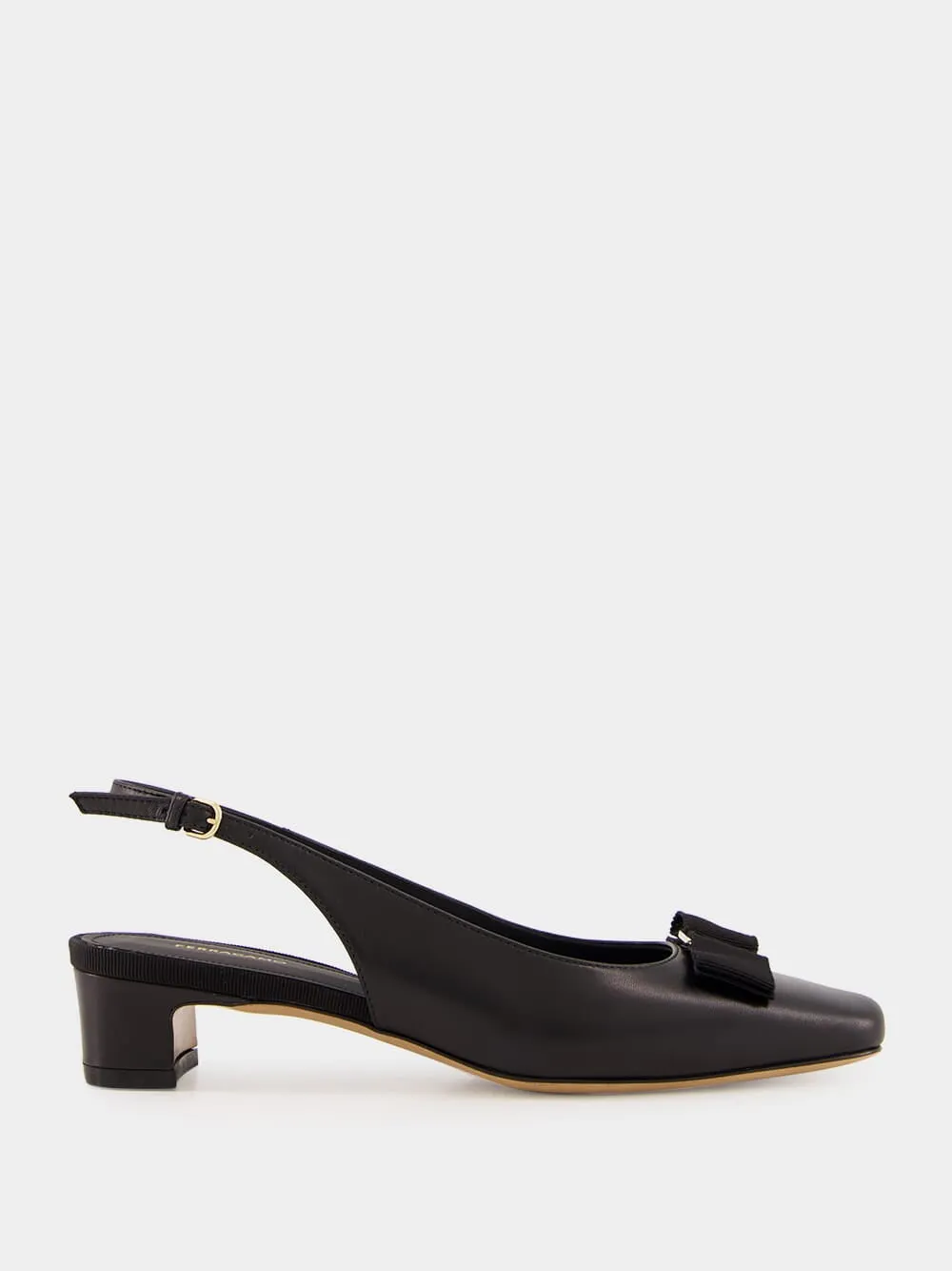 Black Iconic Bow Slingback sold by Fashion Clinic