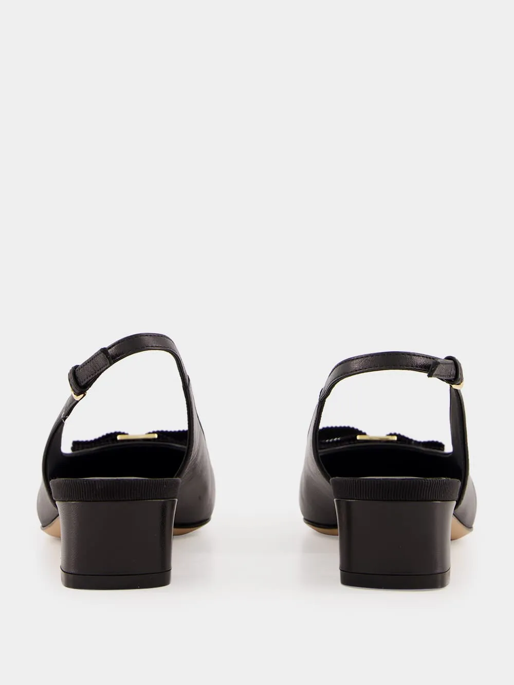 Black Iconic Bow Slingback sold by Fashion Clinic product image thumbnail 5