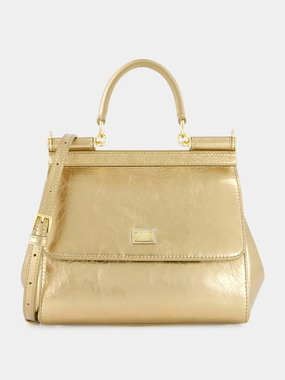 Gold Mini Sicily Bag sold by Fashion Clinic