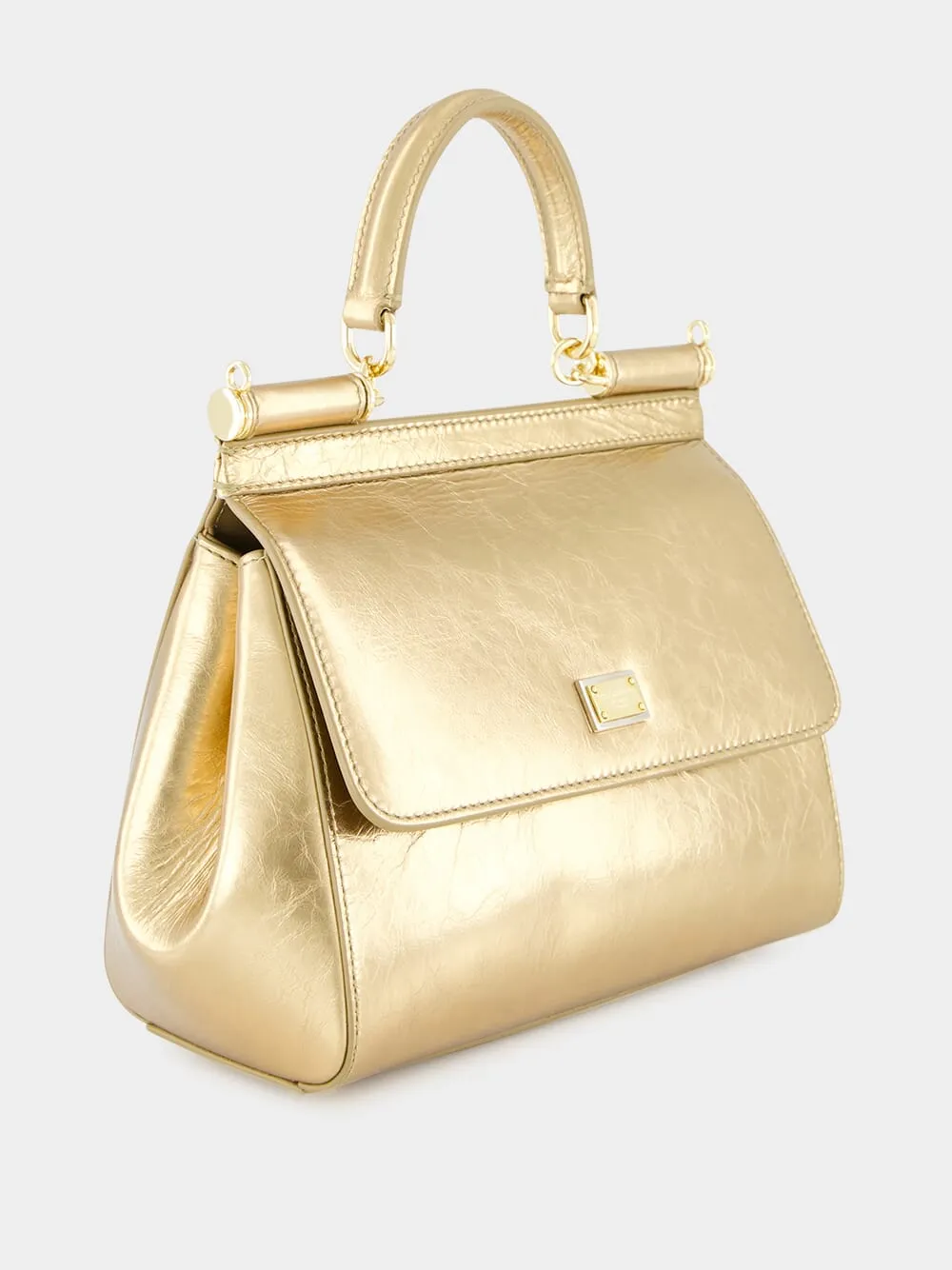 Gold Mini Sicily Bag sold by Fashion Clinic product image thumbnail 3
